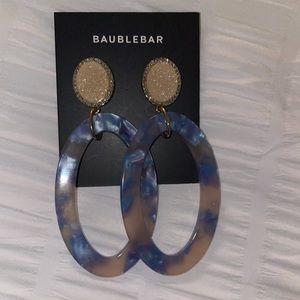 Bubble Bar resin ombré earrings